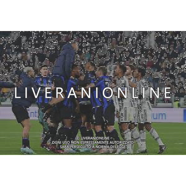 Torino 04.04.2023 Allianz Stadium © Manuela Viganti/Agenzia Aldo Liverani Juventus vs Inter Coppa Italia Frecciarossa 2022/2023 Semifinale Andata Nella foto: esultanza dell\'inter dopo il gol di romelu lukaku