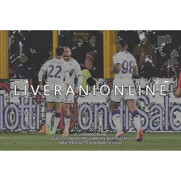 TVRG esultanza Fiorentina dopo il gol dell\'1 a 0 Cremonese vs Fiorentina Cremona 05-04-2023 Stadio Giovanni Zini Coppa Italia Frecciarossa - semifinali gara di andata foto Roberto Garavaglia/ag. Aldo Liverani sas / AGENZIA ALDO LIVERANI SAS