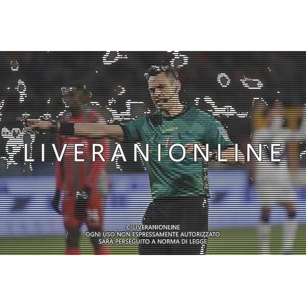 TVRG l\'arbitro Maurizio Mariani di Aprilia (LT) Cremonese vs Fiorentina Cremona 05-04-2023 Stadio Giovanni Zini Coppa Italia Frecciarossa - semifinali gara di andata foto Roberto Garavaglia/ag. Aldo Liverani sas / AGENZIA ALDO LIVERANI SAS