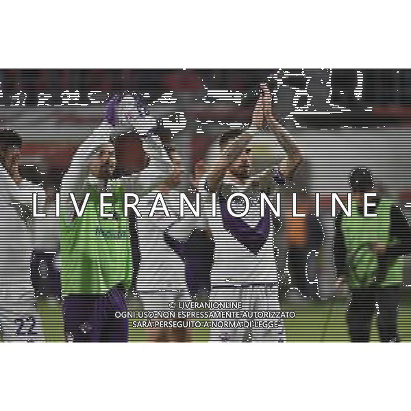 TVRG esultanza finale Fiorentina Cremonese vs Fiorentina Cremona 05-04-2023 Stadio Giovanni Zini Coppa Italia Frecciarossa - semifinali gara di andata foto Roberto Garavaglia/ag. Aldo Liverani sas / AGENZIA ALDO LIVERANI SAS