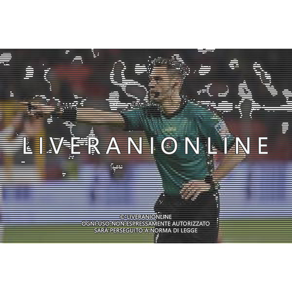 TVRG l\'arbitro Maurizio Mariani di Aprilia (LT) Cremonese vs Fiorentina Cremona 05-04-2023 Stadio Giovanni Zini Coppa Italia Frecciarossa - semifinali gara di andata foto Roberto Garavaglia/ag. Aldo Liverani sas / AGENZIA ALDO LIVERANI SAS