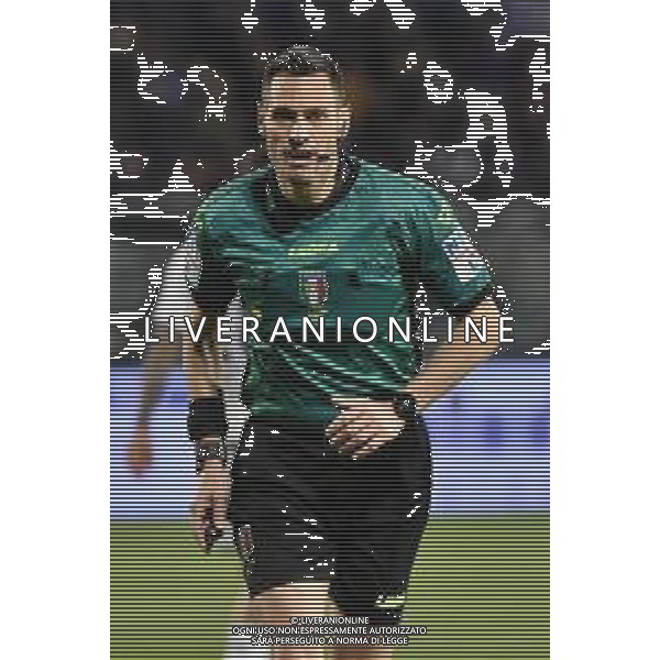 TVRG l\'arbitro Maurizio Mariani di Aprilia (LT) Cremonese vs Fiorentina Cremona 05-04-2023 Stadio Giovanni Zini Coppa Italia Frecciarossa - semifinali gara di andata foto Roberto Garavaglia/ag. Aldo Liverani sas / AGENZIA ALDO LIVERANI SAS