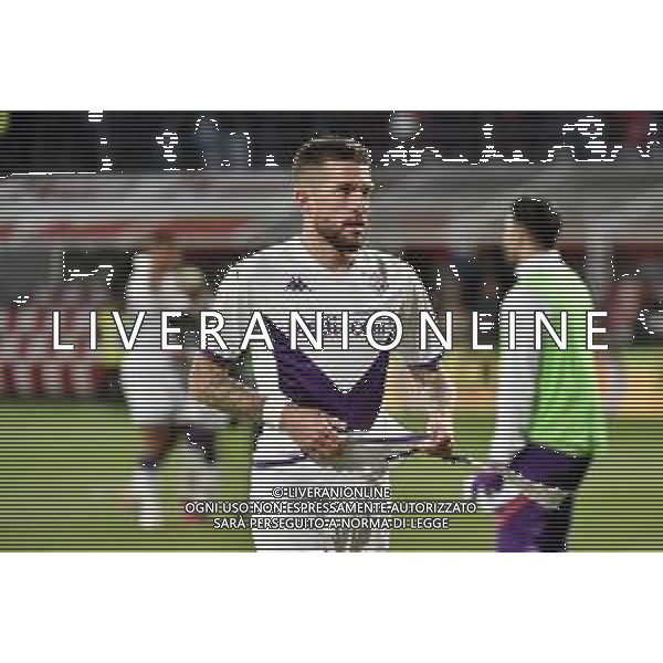 TVRG Cristiano Biraghi (Fiorentina) Cremonese vs Fiorentina Cremona 05-04-2023 Stadio Giovanni Zini Coppa Italia Frecciarossa - semifinali gara di andata foto Roberto Garavaglia/ag. Aldo Liverani sas / AGENZIA ALDO LIVERANI SAS