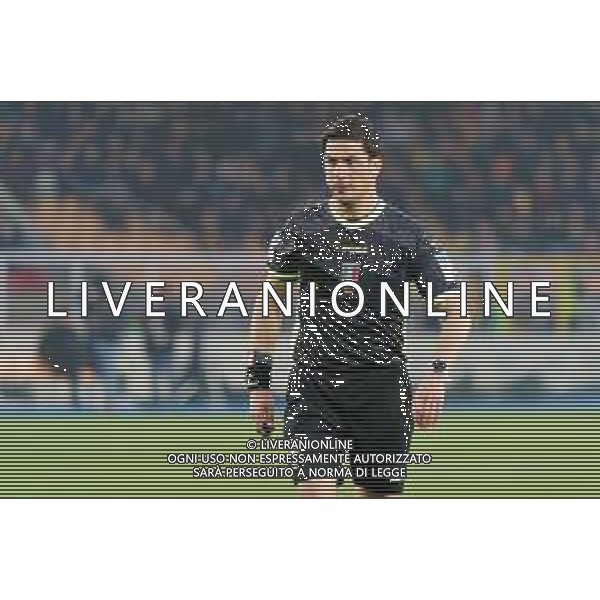 the referee Gianluca Manganiello of Pinerolo during the Italian soccer Serie A match US Lecce vs SSC Napoli on April 7, 2023 at the Via del Mare stadium in Lecce, Italy. Photo by Emmanuele Mastrodonato/ag. Aldo Liverani sas / AGENZIA ALDO LIVERANI SAS