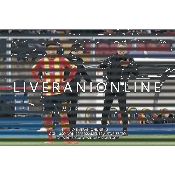coach Marco Baroni (US Lecce) during the Italian soccer Serie A match US Lecce vs SSC Napoli on April 7, 2023 at the Via del Mare stadium in Lecce, Italy. Photo by Emmanuele Mastrodonato/ag. Aldo Liverani sas / AGENZIA ALDO LIVERANI SAS