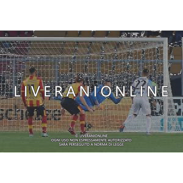 Giovanni Di Lorenzo (SSC Napoli) scores a goal of 0-1 during the Italian soccer Serie A match US Lecce vs SSC Napoli on April 7, 2023 at the Via del Mare stadium in Lecce, Italy. Photo by Emmanuele Mastrodonato/ag. Aldo Liverani sas / AGENZIA ALDO LIVERANI SAS