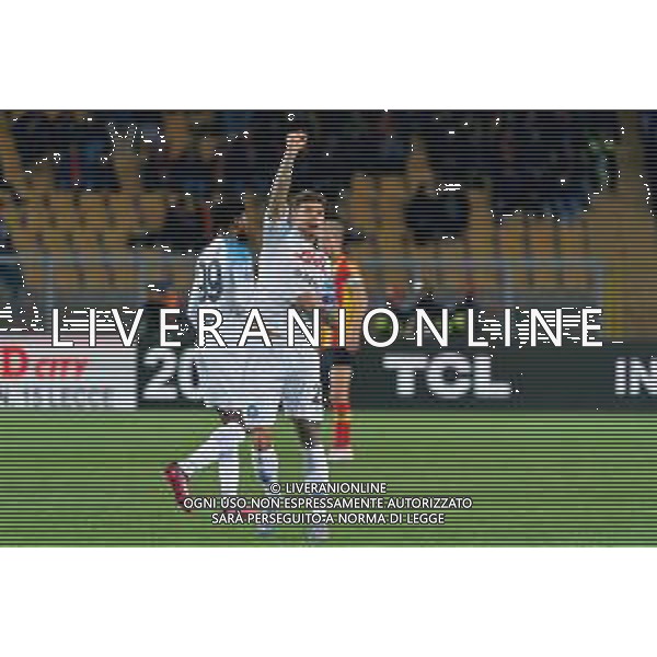 Giovanni Di Lorenzo (SSC Napoli) celebrates after scoring a goal during the Italian soccer Serie A match US Lecce vs SSC Napoli on April 7, 2023 at the Via del Mare stadium in Lecce, Italy. Photo by Emmanuele Mastrodonato/ag. Aldo Liverani sas / AGENZIA ALDO LIVERANI SAS