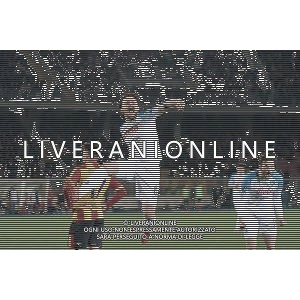 Silva Duarte Mario Rui (SSC Napoli) celebrates after scoring a goal during the Italian soccer Serie A match US Lecce vs SSC Napoli on April 7, 2023 at the Via del Mare stadium in Lecce, Italy. Photo by Emmanuele Mastrodonato/ag. Aldo Liverani sas/ AGENZIA ALDO LIVERANI SAS