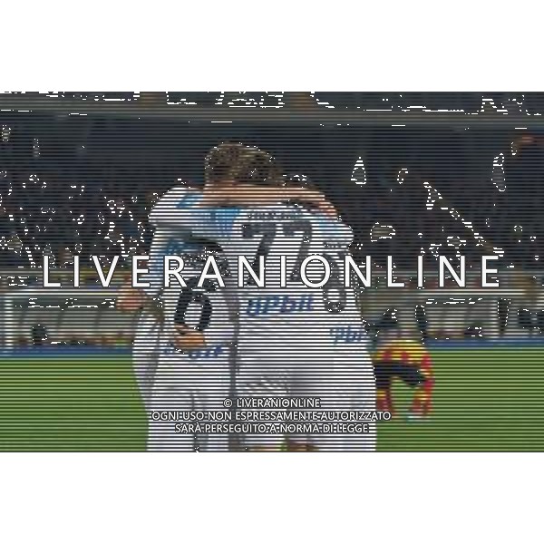 Silva Duarte Mario Rui (SSC Napoli) celebrates after scoring a goal with teammates during the Italian soccer Serie A match US Lecce vs SSC Napoli on April 7, 2023 at the Via del Mare stadium in Lecce, Italy. Photo by Emmanuele Mastrodonato/ag. Aldo Liverani sas/ AGENZIA ALDO LIVERANI SAS