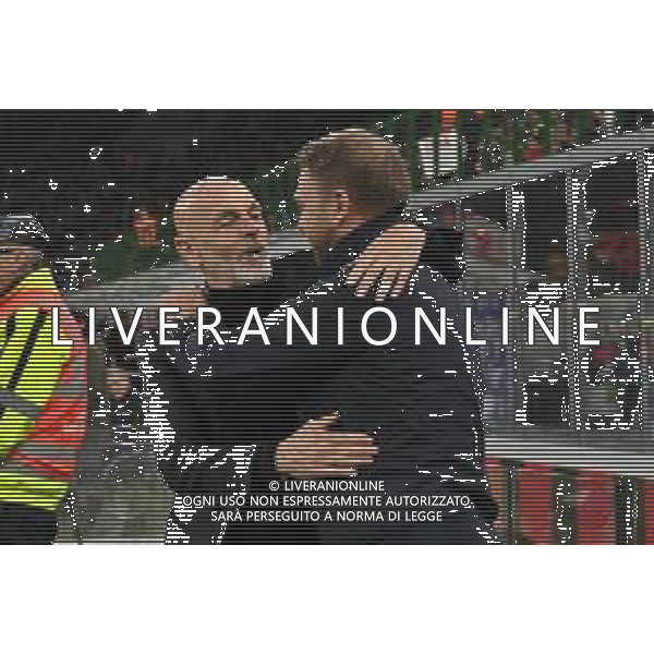 Stefano Pioli allenatore Milan SX e Paolo Zanetti allenatore Empoli DX Milan vs Empoli Milano 07-04-2023 Stadio Giuseppe Meazza - San Siro Campionato Serie A TIM - 29a giornata foto Roberto Garavaglia/ag. Aldo Liverani sas/ AGENZIA ALDO LIVERANI SAS