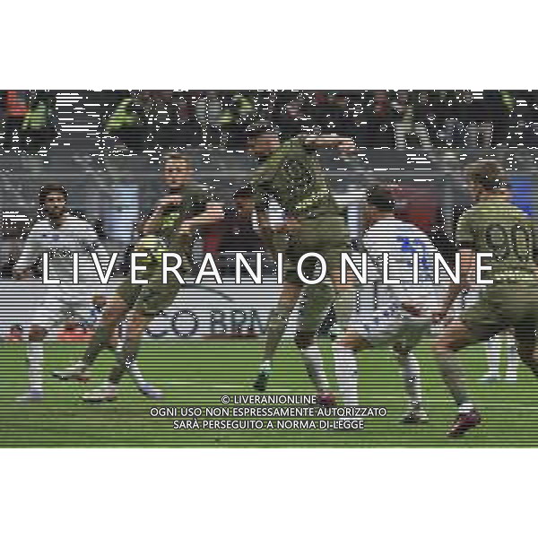 Olivier Giroud (Milan) segna il gol dell\'1 a 0 ma la rete viene annullata Milan vs Empoli Milano 07-04-2023 Stadio Giuseppe Meazza - San Siro Campionato Serie A TIM - 29a giornata foto Roberto Garavaglia/ag. Aldo Liverani sas/ AGENZIA ALDO LIVERANI SAS