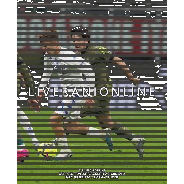 tommaso baldanzi e sandro tonali -Milan vs Empoli Campionato Calcio Serie A Tim 07.04.2023 ©PAOLO GIAMPIETRI/ AGENZIA ALDO LIVERANI SAS