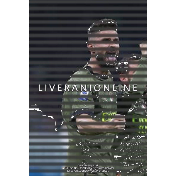 esultanza olivier giroud dopogol che verra\' annullato -Milan vs Empoli Campionato Calcio Serie A Tim 07.04.2023 ©PAOLO GIAMPIETRI/ AGENZIA ALDO LIVERANI SAS