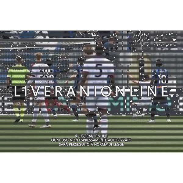 TVRG Nicola Sansone (Bologna) a DX segna il gol dell\'1 a 0 Atalanta vs Bologna Bergamo 08-04-2023 Gewiss Stadium - Stadio Atleti Azzurri d\'Italia Campionato Serie A TIM - 29a giornata foto Roberto Garavaglia/ag. Aldo Liverani sas / AGENZIA ALDO LIVERANI SAS