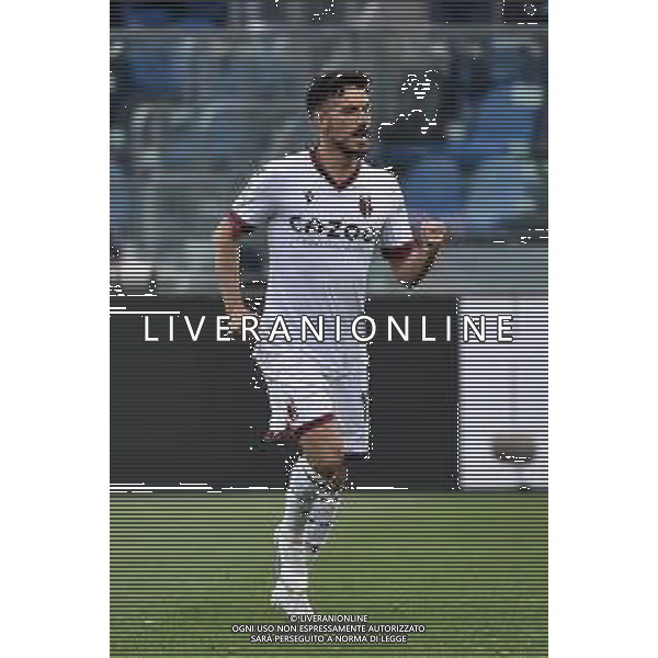 TVRG Nicola Sansone (Bologna) esulta dopo il gol dell\'1 a 0 Atalanta vs Bologna Bergamo 08-04-2023 Gewiss Stadium - Stadio Atleti Azzurri d\'Italia Campionato Serie A TIM - 29a giornata foto Roberto Garavaglia/ag. Aldo Liverani sas / AGENZIA ALDO LIVERANI SAS