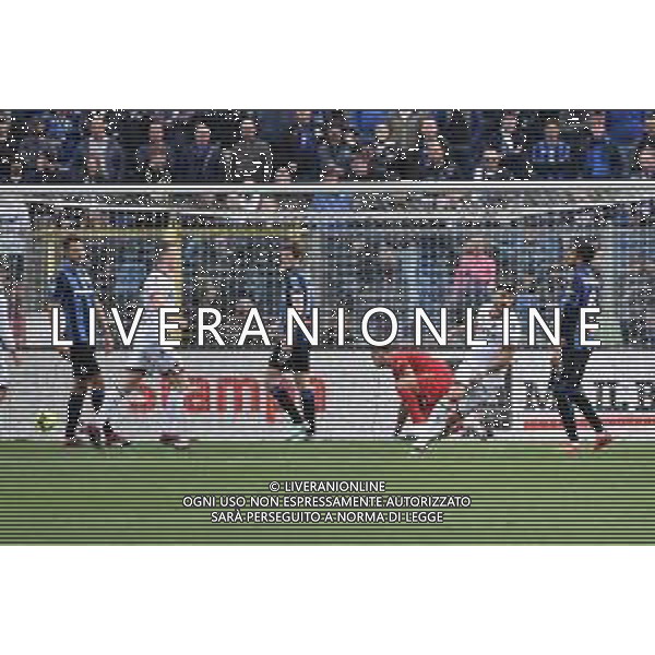 TVRG Riccardo Orsolini (Bologna) esulta dopo il gol del 2 a 0 Atalanta vs Bologna Bergamo 08-04-2023 Gewiss Stadium - Stadio Atleti Azzurri d\'Italia Campionato Serie A TIM - 29a giornata foto Roberto Garavaglia/ag. Aldo Liverani sas / AGENZIA ALDO LIVERANI SAS