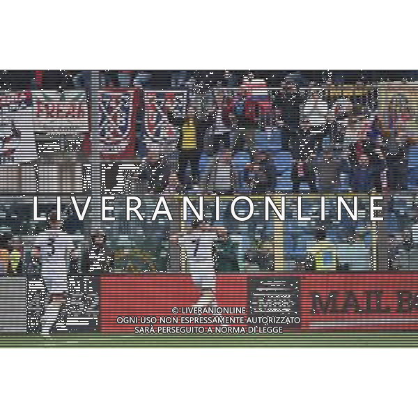 TVRG Riccardo Orsolini (Bologna) esulta dopo il gol del 2 a 0 Atalanta vs Bologna Bergamo 08-04-2023 Gewiss Stadium - Stadio Atleti Azzurri d\'Italia Campionato Serie A TIM - 29a giornata foto Roberto Garavaglia/ag. Aldo Liverani sas / AGENZIA ALDO LIVERANI SAS