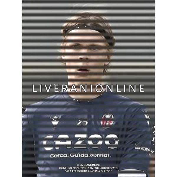 TVRG Niklas Pyyhtia (Bologna) Atalanta vs Bologna Bergamo 08-04-2023 Gewiss Stadium - Stadio Atleti Azzurri d\'Italia Campionato Serie A TIM - 29a giornata foto Roberto Garavaglia/ag. Aldo Liverani sas