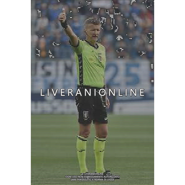 TVRG l\'arbitro Daniele Orsato di Schio (VI) Atalanta vs Bologna Bergamo 08-04-2023 Gewiss Stadium - Stadio Atleti Azzurri d\'Italia Campionato Serie A TIM - 29a giornata foto Roberto Garavaglia/ag. Aldo Liverani sas