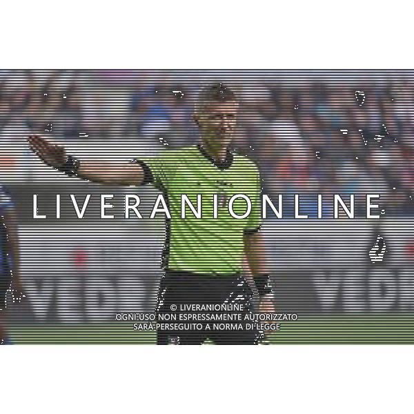 TVRG l\'arbitro Daniele Orsato di Schio (VI) Atalanta vs Bologna Bergamo 08-04-2023 Gewiss Stadium - Stadio Atleti Azzurri d\'Italia Campionato Serie A TIM - 29a giornata foto Roberto Garavaglia/ag. Aldo Liverani sas