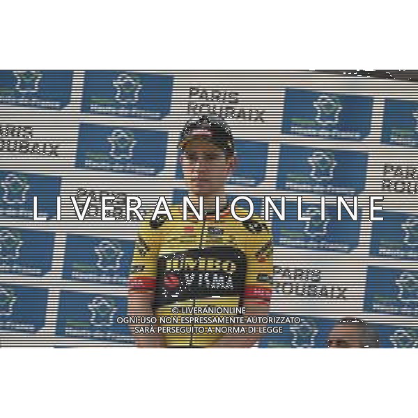 09-04-2023 Paris - Roubaix; 2023, Jumbo - Visma; Van Aert, Wout; Roubaix; ©SIROTTI / AGENZIA ALDO LIVERANI SAS
