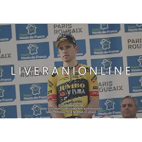 09-04-2023 Paris - Roubaix; 2023, Jumbo - Visma; Van Aert, Wout; Roubaix; ©SIROTTI / AGENZIA ALDO LIVERANI SAS