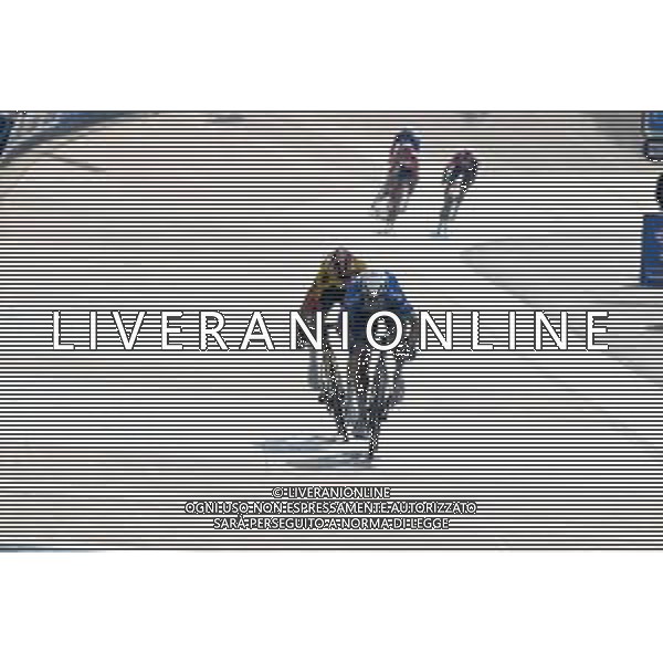 09-04-2023 Paris - Roubaix; 2023, Alpecin - Deceuninck; 2023, Jumbo - Visma; Philipsen, Jasper; Van Aert, Wout; Roubaix; ©SIROTTI / AGENZIA ALDO LIVERANI SAS