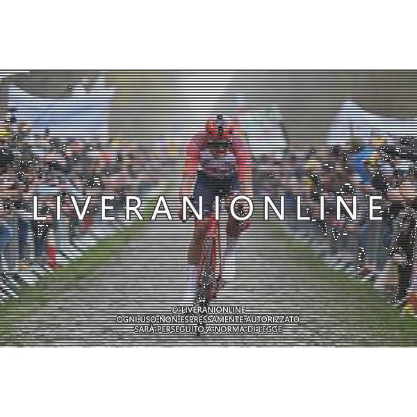 09-04-2023 Paris - Roubaix; 2023, Trek - Segafredo; Pedersen, Mads; Arenberg; ©SIROTTI / AGENZIA ALDO LIVERANI SAS