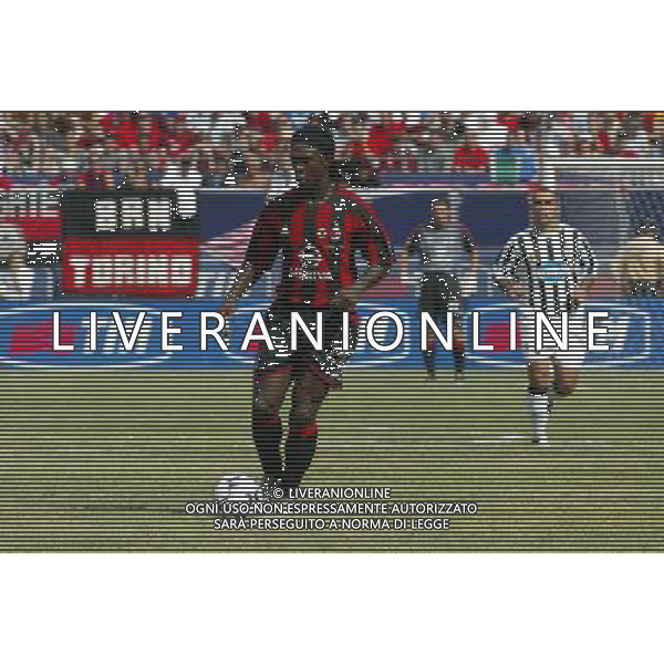 NEW YORK 3/08/2003 SUPERCOPPA ITALIANA NELLA FOTO SEEDORF CLARENCE FOTO ALDO LIVERANI