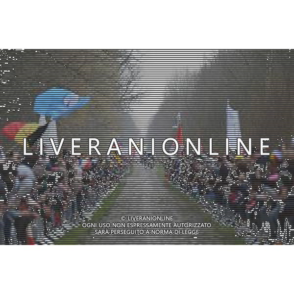 09-04-2023 Paris - Roubaix; 2023, Uae Emirates; Bax, Sjoerd; Arenberg; ©SIROTTI / AGENZIA ALDO LIVERANI SAS