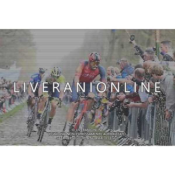 09-04-2023 Paris - Roubaix; 2023, Ineos Grenadiers; Ganna, Filippo; Arenberg; ©SIROTTI / AGENZIA ALDO LIVERANI SAS