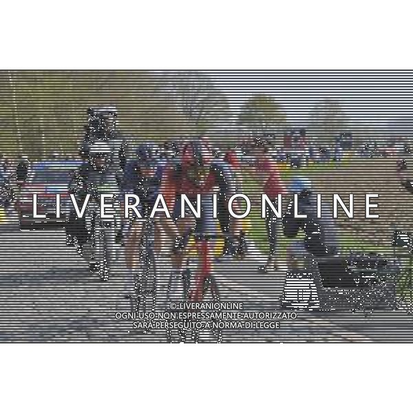 09-04-2023 Paris - Roubaix; 2023, Ineos Grenadiers; 2023, Groupama - Fdj; Ganna, Filippo; Kung, Stefan; Hem; ©SIROTTI / AGENZIA ALDO LIVERANI SAS