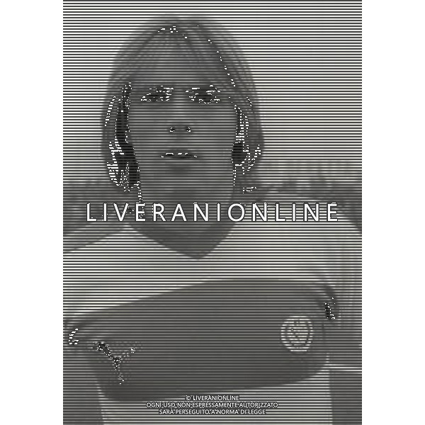 RETROSPETTIVA ANDREA AGOSTINELLI CALCIATORE NELLA FOTO ANDREA AGOSTINELLI CON LA MAGLIA DELLA PISTOIESE CALCIO NELL\'ANNO 1981 AG ALDO LIVERANI SAS 