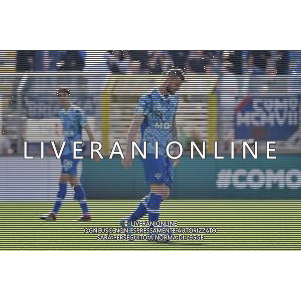 TVRG delusione Como dopo il gol subito Como vs Genoa Como 10-04-2023 Stadio Giuseppe Sinigaglia Campionato Serie BKT - 32a giornata foto Roberto Garavaglia/ag. Aldo Liverani sas