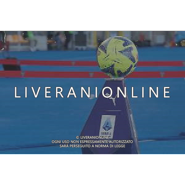Pallone - Puma ball Orbita Winter Serie A during the Italian soccer Serie A match US Lecce vs SSC Napoli on April 7, 2023 at the Via del Mare stadium in Lecce, Italy. Photo by Emmanuele Mastrodonato/ag. Aldo Liverani sas/ AGENZIA ALDO LIVERANI SAS
