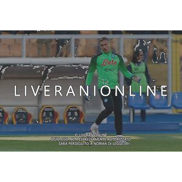 Davide Marfella (SSC Napoli) during the Italian soccer Serie A match US Lecce vs SSC Napoli on April 7, 2023 at the Via del Mare stadium in Lecce, Italy. Photo by Emmanuele Mastrodonato/ag. Aldo Liverani sas/ AGENZIA ALDO LIVERANI SAS