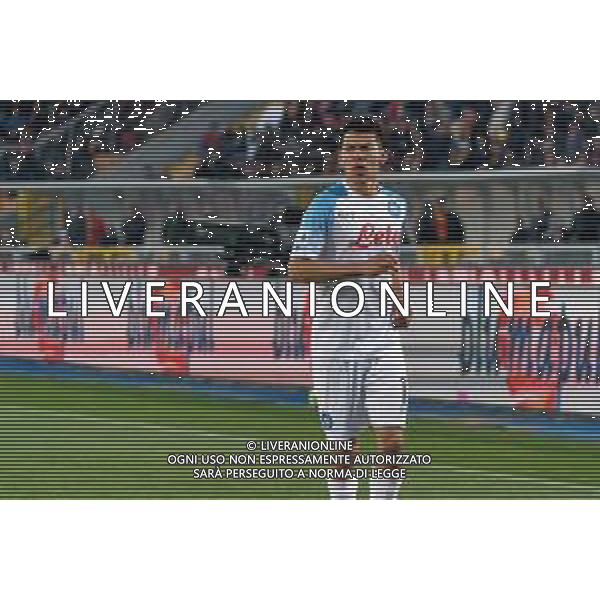 Hirving Lozano (SSC Napoli) during the Italian soccer Serie A match US Lecce vs SSC Napoli on April 7, 2023 at the Via del Mare stadium in Lecce, Italy. Photo by Emmanuele Mastrodonato/ag. Aldo Liverani sas/ AGENZIA ALDO LIVERANI SAS