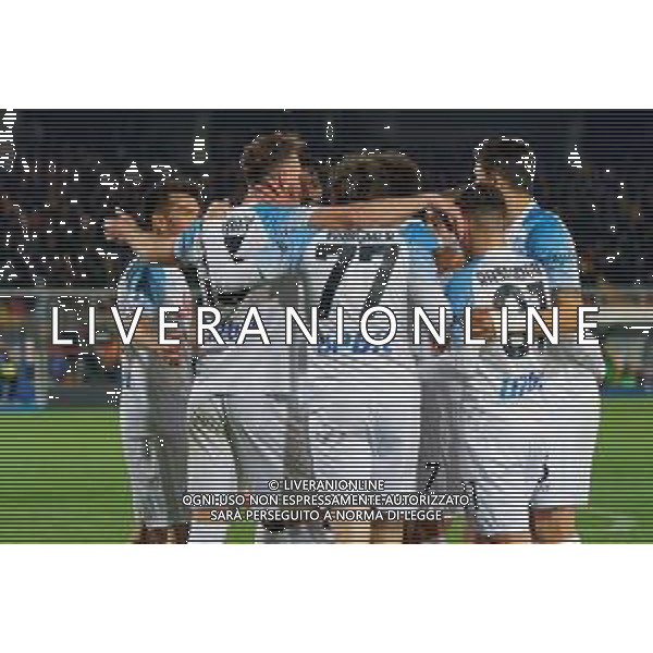 Esultanza - SSC Napoli celebrates after scoring a goal during the Italian soccer Serie A match US Lecce vs SSC Napoli on April 7, 2023 at the Via del Mare stadium in Lecce, Italy. Photo by Emmanuele Mastrodonato/ag. Aldo Liverani sas/ AGENZIA ALDO LIVERANI SAS