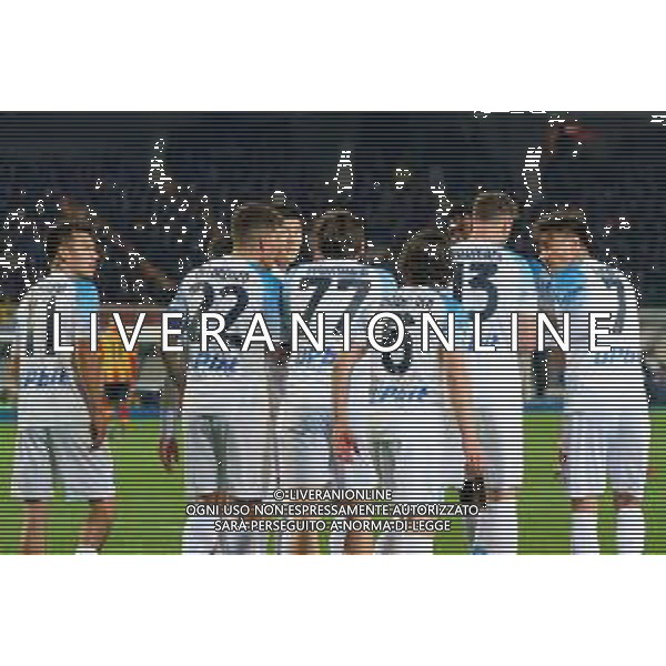 Esultanza - SSC Napoli celebrates after scoring a goal during the Italian soccer Serie A match US Lecce vs SSC Napoli on April 7, 2023 at the Via del Mare stadium in Lecce, Italy. Photo by Emmanuele Mastrodonato/ag. Aldo Liverani sas/ AGENZIA ALDO LIVERANI SAS
