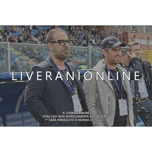 TVRG Andres Blazquez SX amministratore delegato Genoa e Joshua Wander DX proprietario del Genoa Como vs Genoa Como 10-04-2023 Stadio Giuseppe Sinigaglia Campionato Serie BKT - 32a giornata foto Roberto Garavaglia/ag. Aldo Liverani sas/ AGENZIA ALDO LIVERANI SAS