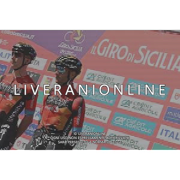 11-04-2023 Giro Di Sicilia; Tappa 01 Marsala - Agrigento; 2023, Bahrain - Victorious; Caruso, Damiano; Marsala; ©SIROTTI / AGENZIA ALDO LIVERANI SAS