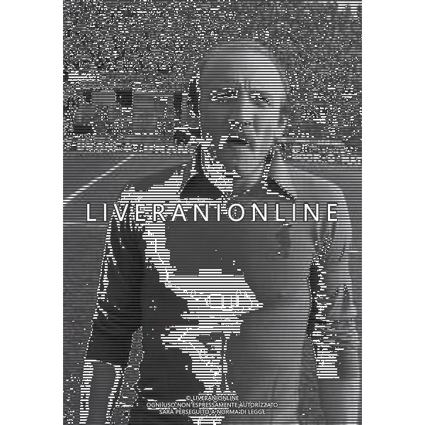 NEG-RETROSPETTIVA BORGO SERGIO CALCIATORE NELLA FOTO BORGO SERGIO CON LA MAGLIA DELLA PISTOIESE CALCIO NELL\'ANNO 1980-1981 AG ALDO LIVERANI SAS