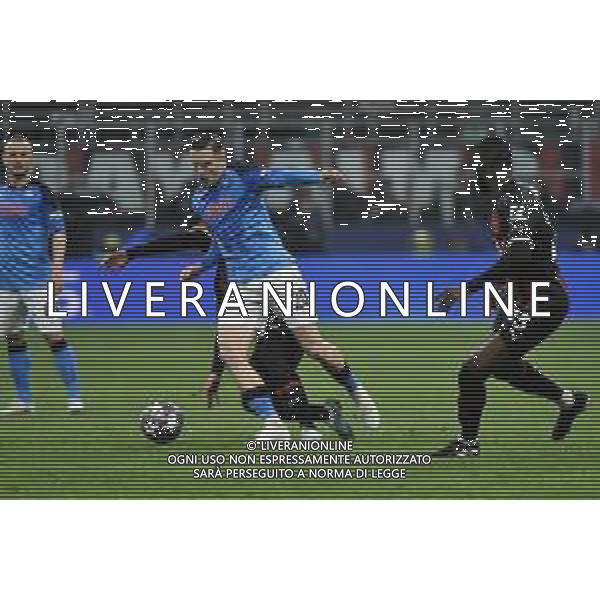 Piotr Zielinski (Napoli) Milan vs Napoli Milano 12-04-2023 Stadio Giuseppe Meazza - San Siro UEFA Champions League quarti di finale - gara di andata foto Roberto Garavaglia/ag. Aldo Liverani sas/ AGENZIA ALDO LIVERANI SAS