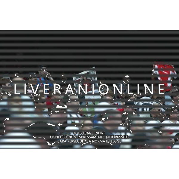 NEW YORK 3/08/2003 SUPERCOPPA ITALIANA NELLA FOTO TIFOSI ITALIANI FOTO ALDO LIVERANI