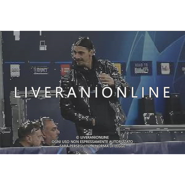 Zlatan Ibrahimovic (Milan) Milan vs Napoli Milano 12-04-2023 Stadio Giuseppe Meazza - San Siro UEFA Champions League quarti di finale - gara di andata foto Roberto Garavaglia/ag. Aldo Liverani sas/ AGENZIA ALDO LIVERANI SAS