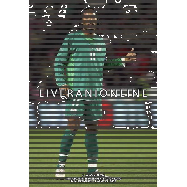 Ginevra (CH) 16/11/2005 Amichevole nazionale italiana calcio italia-costa d\'avorio nella foto drogba didier ph marco luzzani s.a.s.