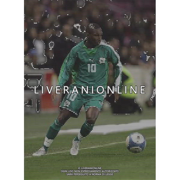 Ginevra (CH) 16/11/2005 Amichevole nazionale italiana calcio italia-costa d\'avorio nella foto gilles yapi-yapo ph marco luzzani s.a.s.