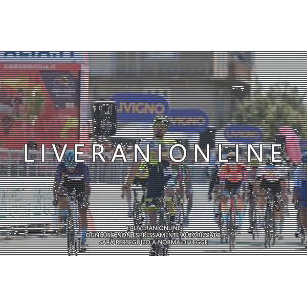 12-04-2023 Giro Di Sicilia; Tappa 02 Canicatti - Vittoria; 2023, Intermarche - Circus Wanty; 2023, Eolo - Kometa; Bonifazio, Niccolo; Albanese, Vincenzo; Vittoria; ©SIROTTI / AGENZIA ALDO LIVERANI SAS
