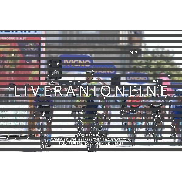 12-04-2023 Giro Di Sicilia; Tappa 02 Canicatti - Vittoria; 2023, Intermarche - Circus Wanty; 2023, Eolo - Kometa; Bonifazio, Niccolo; Albanese, Vincenzo; Vittoria; ©SIROTTI / AGENZIA ALDO LIVERANI SAS