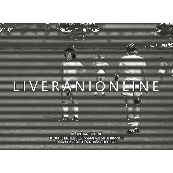 NEG-RETROSPETTIVA DIEGO ARMANDO MARADONA CALCIATORE NELLA FOTO DIEGO ARMANDO MARADONA A MILANELLO NELL\'ANNO 1981 AG ALDO LIVERANI SAS